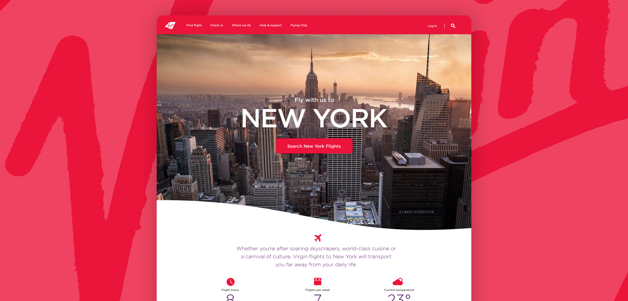 Virgin Atlantic project 3